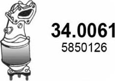 ASSO 34.0061 - Катализатор abcparts.ee
