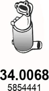 ASSO 34.0068 - Катализатор abcparts.ee