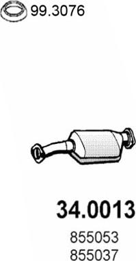 ASSO 34.0013 - Катализатор abcparts.ee