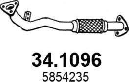 ASSO 34.1096 - Труба выхлопного газа abcparts.ee
