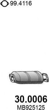 ASSO 30.0006 - Катализатор abcparts.ee