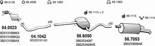 ASSO ART2660 - Система выпуска ОГ abcparts.ee