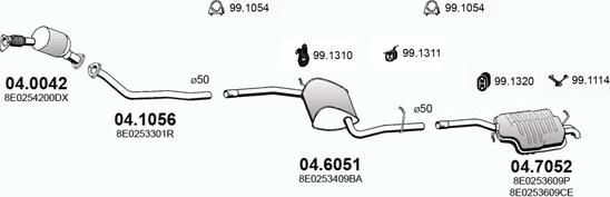 ASSO ART2759 - Система выпуска ОГ abcparts.ee