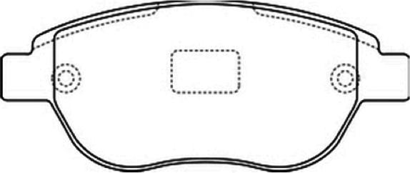 ASVA AKD-0187 - Тормозные колодки, дисковые, комплект abcparts.ee