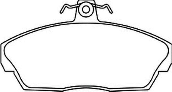 ASVA AKD-0136 - Тормозные колодки, дисковые, комплект abcparts.ee