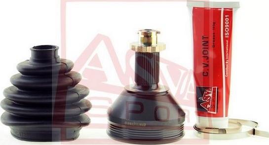 ASVA VW-6CB - Комплект ШРУСа, приводной вал, шарнир abcparts.ee