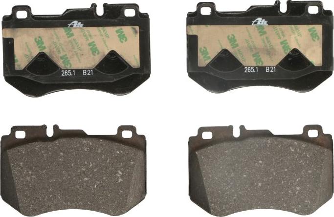ATE 13.0460-4880.2 - Тормозные колодки, дисковые, комплект abcparts.ee
