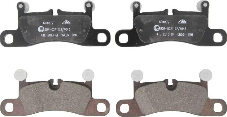 ATE 13.0460-4872.2 - Тормозные колодки, дисковые, комплект abcparts.ee