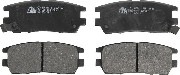 ATE 13.0460-5981.2 - Тормозные колодки, дисковые, комплект abcparts.ee
