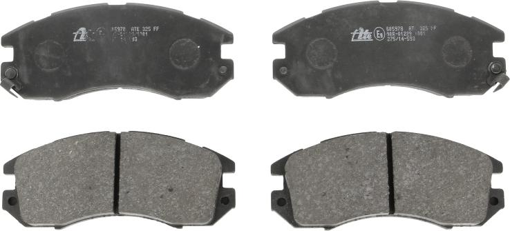 ATE 13.0460-5978.2 - Тормозные колодки, дисковые, комплект abcparts.ee
