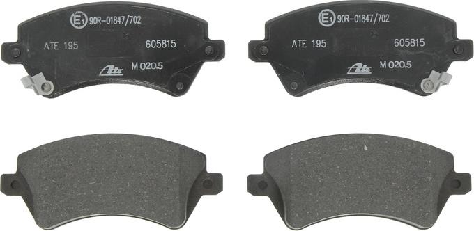 ATE 13.0460-5815.2 - Тормозные колодки, дисковые, комплект abcparts.ee