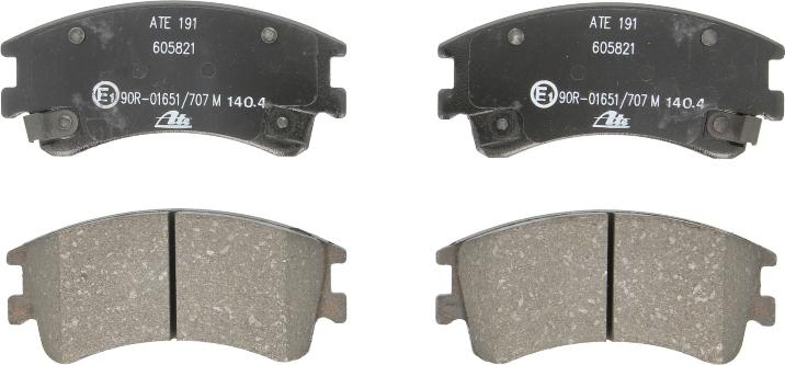 ATE 13.0460-5821.2 - Тормозные колодки, дисковые, комплект abcparts.ee