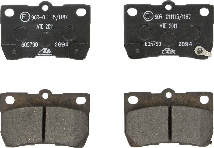 ATE 13.0460-5790.2 - Тормозные колодки, дисковые, комплект abcparts.ee