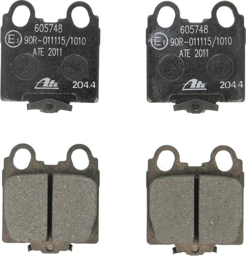 ATE 13.0460-5748.2 - Тормозные колодки, дисковые, комплект abcparts.ee