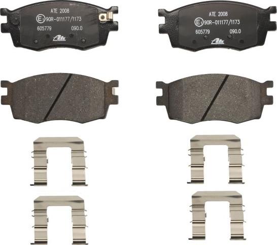 ATE 13.0460-5779.2 - Тормозные колодки, дисковые, комплект abcparts.ee