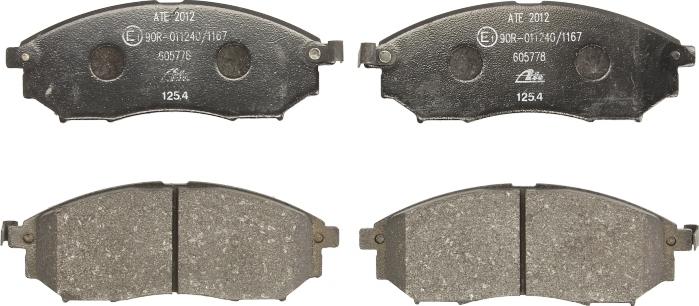 ATE 13.0460-5778.2 - Тормозные колодки, дисковые, комплект abcparts.ee