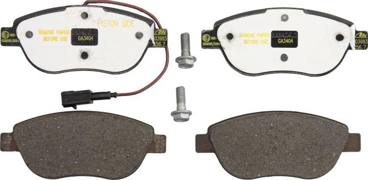 ATE 13.0460-3983.2 - Тормозные колодки, дисковые, комплект abcparts.ee