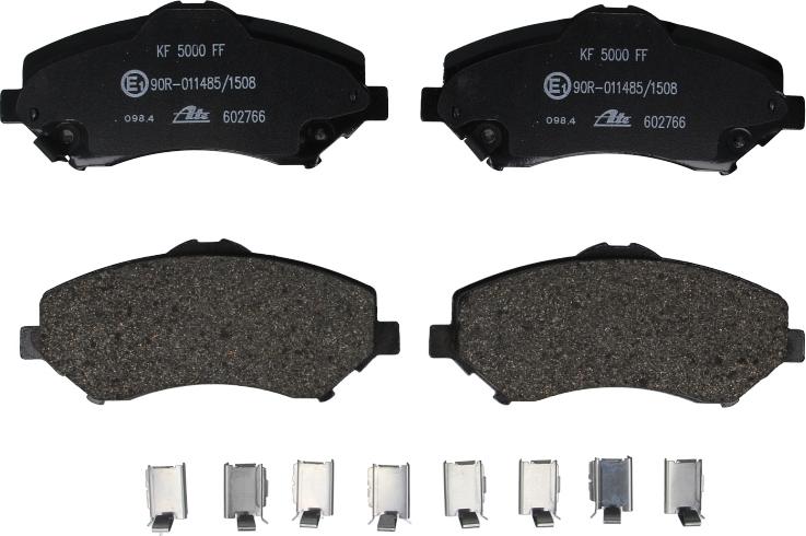 ATE 13.0460-2766.2 - Тормозные колодки, дисковые, комплект abcparts.ee