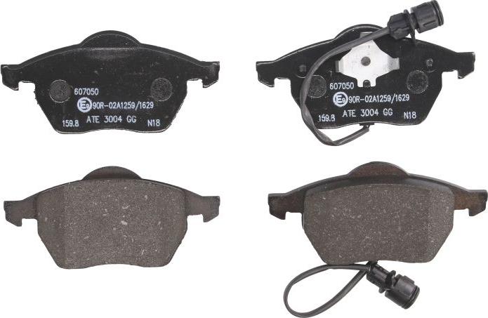 ATE 13.0460-7050.2 - Тормозные колодки, дисковые, комплект abcparts.ee