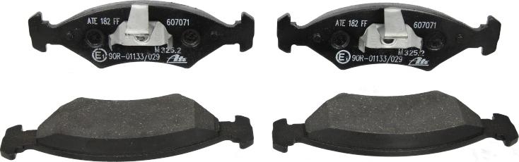 ATE 13.0460-7071.2 - Тормозные колодки, дисковые, комплект abcparts.ee