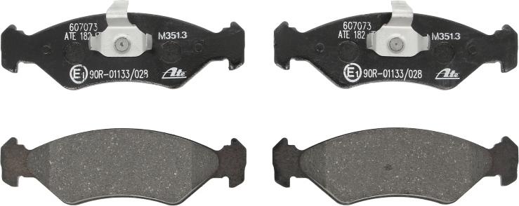 ATE 13.0460-7073.2 - Тормозные колодки, дисковые, комплект abcparts.ee