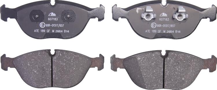 ATE 13.0460-7183.2 - Тормозные колодки, дисковые, комплект abcparts.ee