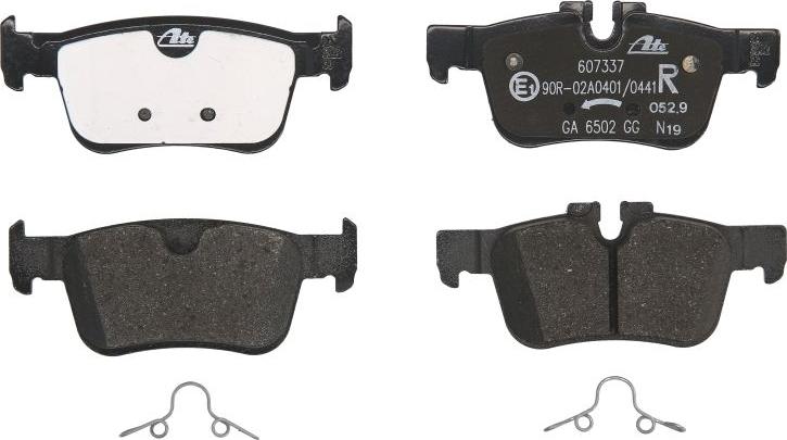 ATE 13.0460-7337.2 - Тормозные колодки, дисковые, комплект abcparts.ee