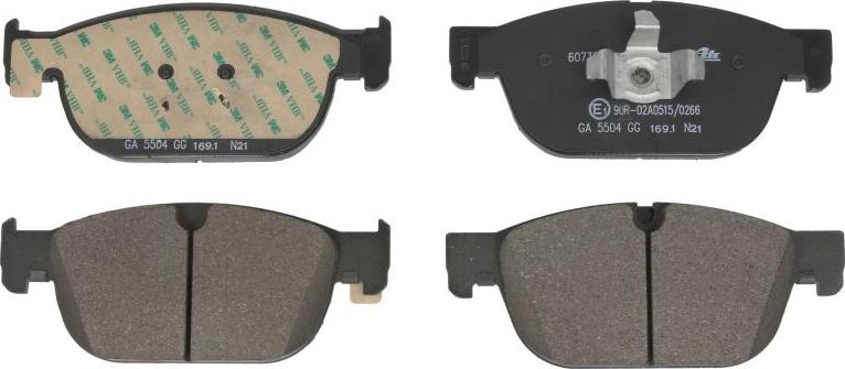 ATE 13.0460-7328.2 - Тормозные колодки, дисковые, комплект abcparts.ee