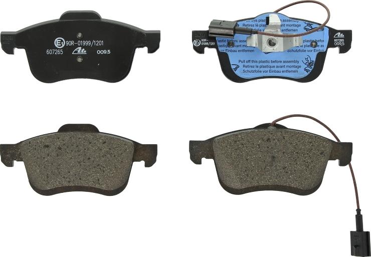 ATE 13.0460-7265.2 - Тормозные колодки, дисковые, комплект abcparts.ee