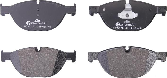 ATE 13.0460-7267.2 - Тормозные колодки, дисковые, комплект abcparts.ee