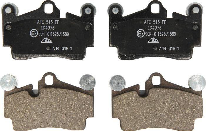 ATE 13.0470-4976.2 - Тормозные колодки, дисковые, комплект abcparts.ee