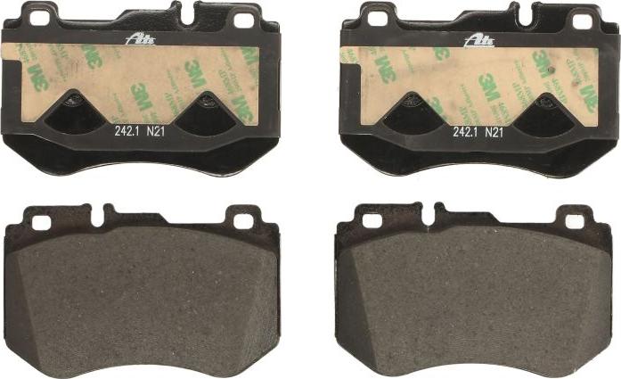 ATE 13.0470-4880.2 - Тормозные колодки, дисковые, комплект abcparts.ee