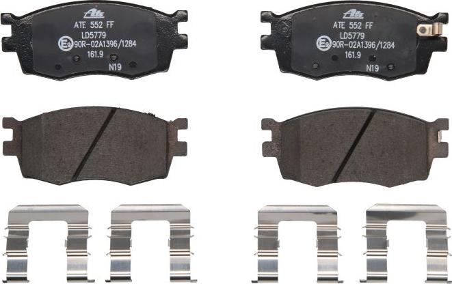 ATE 13.0470-5779.2 - Тормозные колодки, дисковые, комплект abcparts.ee