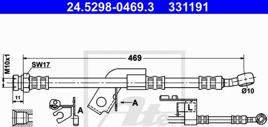 ATE 24.6241-1703.7 - Тормозной суппорт abcparts.ee