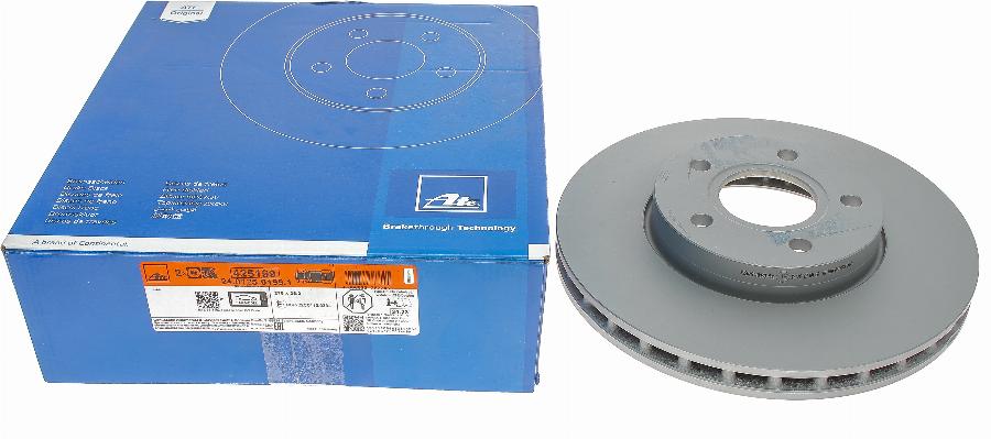 ATE 24.0125-0199.1 - Тормозной диск abcparts.ee