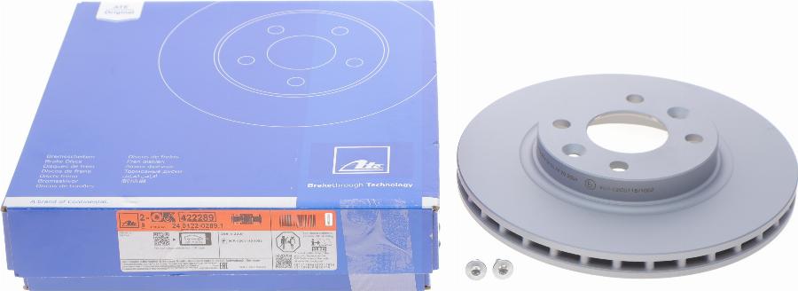 ATE 24.0122-0289.1 - Тормозной диск abcparts.ee