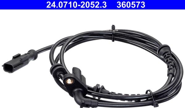 ATE 24.0710-2052.3 - ABS датчик, частота вращения колеса abcparts.ee