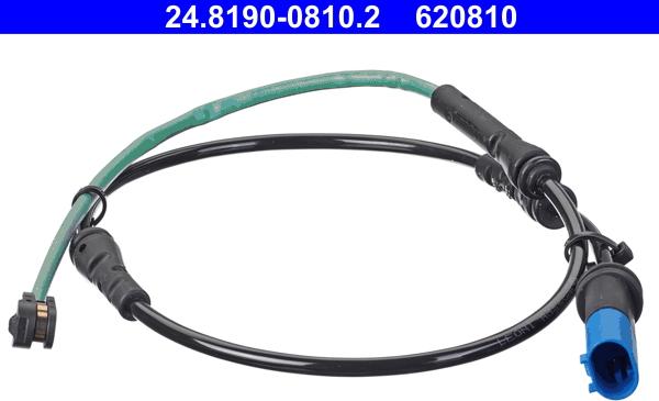 ATE 24.8190-0810.2 - Сигнализатор, износ тормозных колодок abcparts.ee