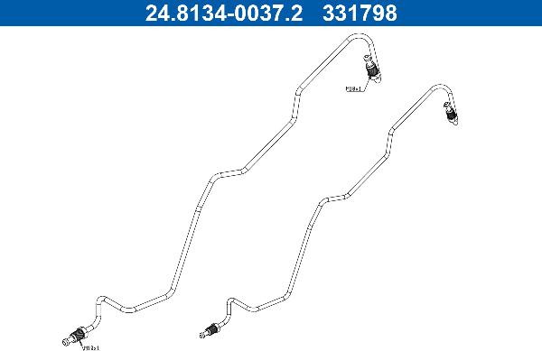 ATE 24.8134-0037.2 - Трубопровод тормозного привода abcparts.ee