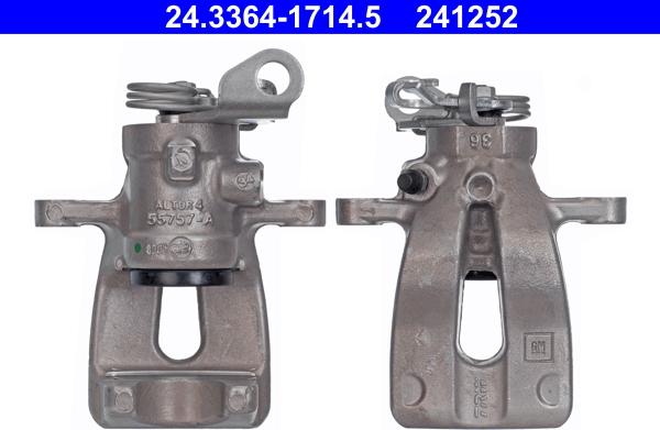 ATE 24.3364-1714.5 - Тормозной суппорт abcparts.ee