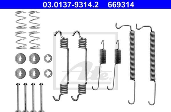 ATE-APAC 03.0137-9314.2 - Комплектующие, барабанный тормозной механизм abcparts.ee