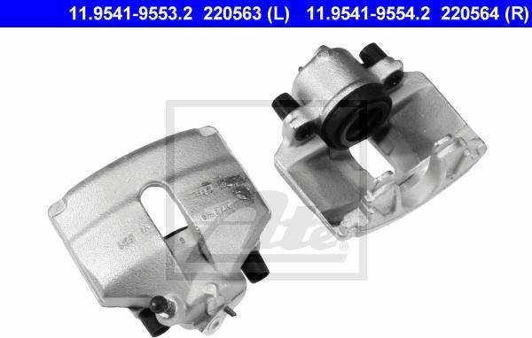 ATE-APAC 11.9541-9553.2 - Тормозной суппорт abcparts.ee