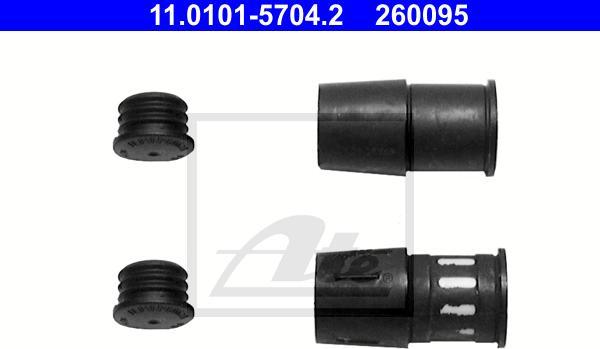 ATE-APAC 11.0101-5704.2 - Комплект направляющей гильзы, тормозной поршень abcparts.ee