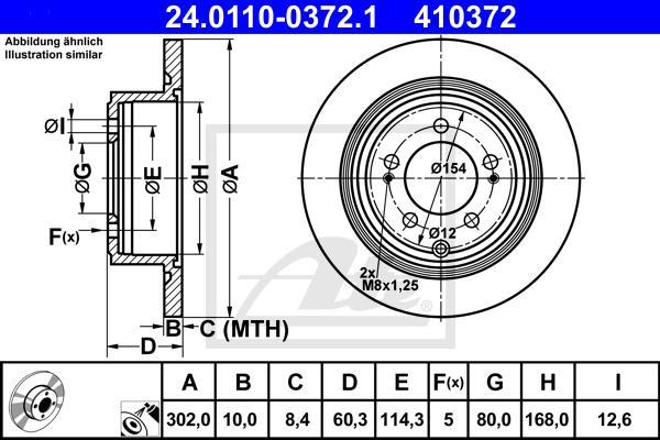 ATE-APAC 24.0110-0372.1 - Тормозной диск abcparts.ee