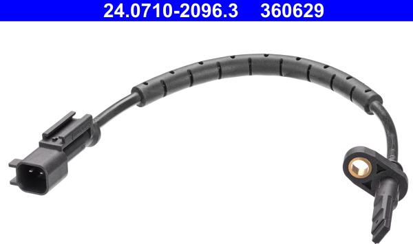 ATE-APAC 24.0710-2096.3 - ABS датчик, частота вращения колеса abcparts.ee