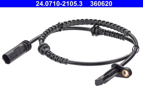 ATE-APAC 24.0710-2105.3 - ABS датчик, частота вращения колеса abcparts.ee