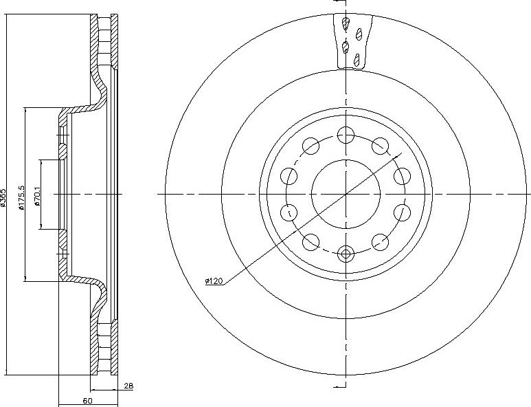 ATE-APAC 24.8028-0199.1 - Тормозной диск abcparts.ee