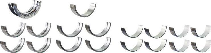 ATMMotoren 10004943 - Комплект подшипников коленчатого вала abcparts.ee