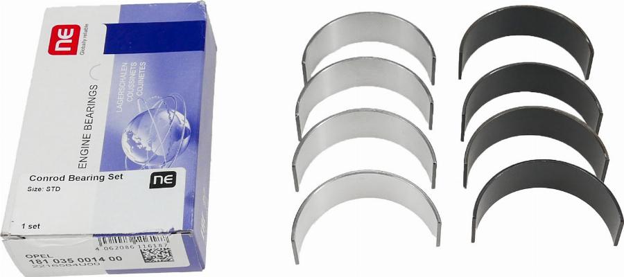 ATMMotoren 10006945 - Комплект подшипников коленчатого вала abcparts.ee