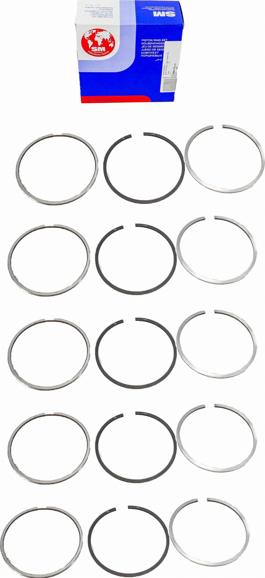 ATMMotoren 10025357 - Поршневое кольцо abcparts.ee